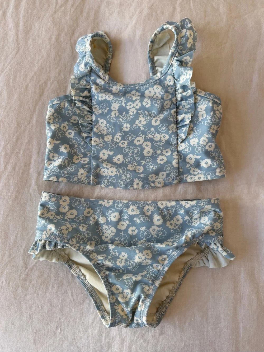 Gap Girls Floral Two Piece Swimsuit 4 Years